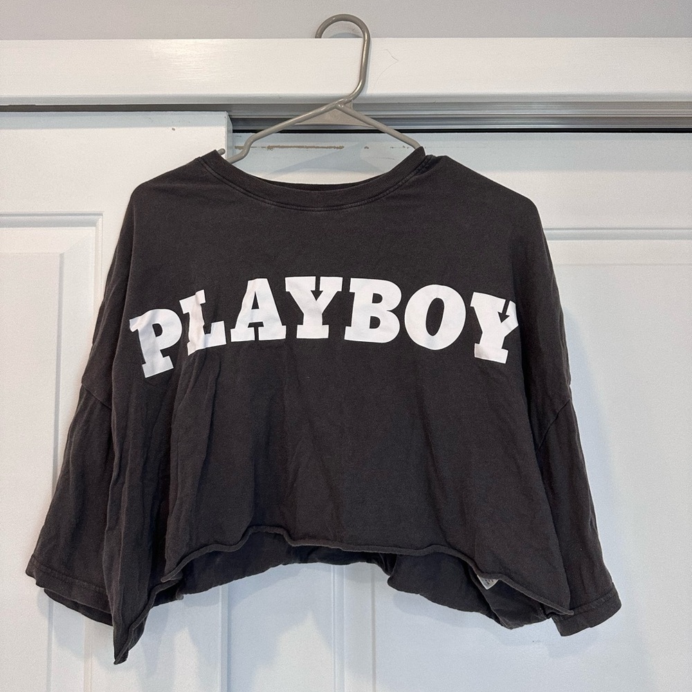 Playboy Cropped T Shirt